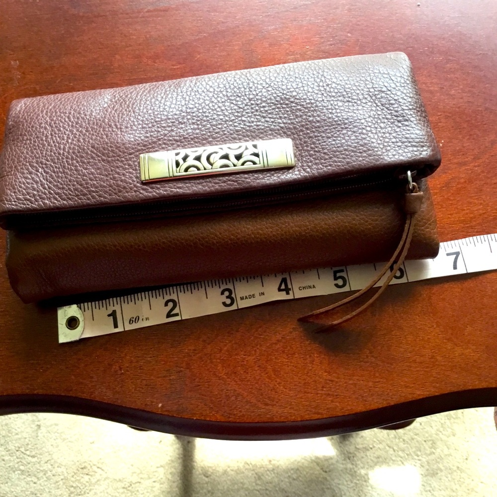Brighton Brown Leather Clutch Wallet